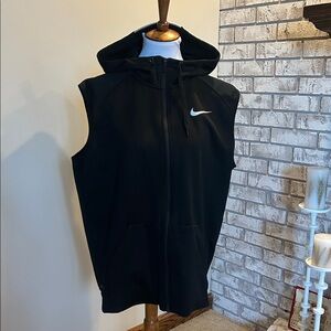 Nike Black Hooded Vest